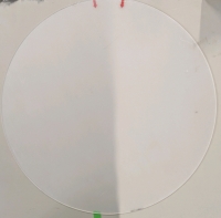 As New: 1/8" Thick Round Acrylic Disk - 28" Diameter