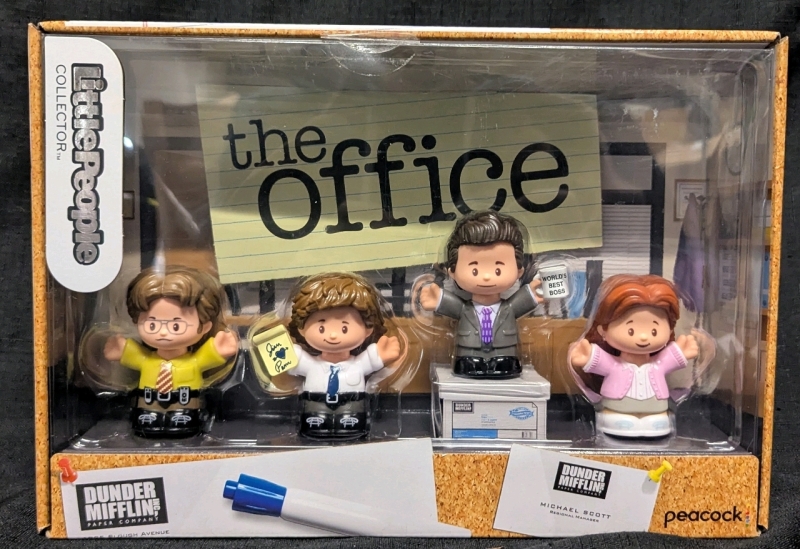 New: The Office Little People Collector - 4 The Office TV Show Figures
