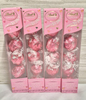 20 New Lindt Lindor Irresistibly Smooth Strawberries and Cream White Chocolate Truffles 60g Per Pack BB 07/31/2025