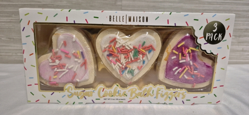 NEW 3 Pack Sugar Cookie Bath Fizzers 85g Each