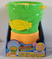 New - Light-Up Bubble Fountain , Battery Operated . Bubble Solution included .
