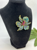 Luxury Orchid Rhinestone Brooch Scarf Buckle Approximately 3 x 3 Inch - 2
