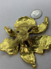 Luxury Orchid Rhinestone Brooch Scarf Buckle Approximately 3 x 3 Inch - 3