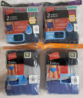 10 New Hanes XL Boxers / Briefs . Waist 40"&times;42"
