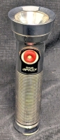 Vintage Eveready Energizer Flashlight - 7.75" Tall - Some Corrosion Present