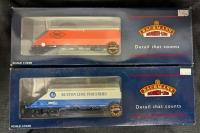 2 Bachmann Branch-Line 90 Tonne glw Bogie Hopper Wagon JGA - Buxton Lime - RMC - OO Gauge