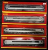 4 Hornby Pendolino Trailers - 2x Standard Open/1x First Class Open/1x Standard Buffet Coach - OO Gauge