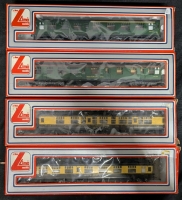 4 Coach Model Trains - Lima Models - 2x 305312W/1x 305324W/1x 305314W - OO Gauge