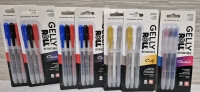 7 New Packs Jelly Roll Medium Point Gel Ink Pens Glittering & Opaque Achival Ink
