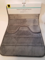 New 2 Piece memory foam Bath rug set