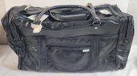 New - Embassy Leather Travel Bag . Measures 21"&times;11"&times;9"