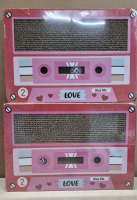 2 New Adorable Tape Cassette Cat Scratcher - 17 x 12 x 2"