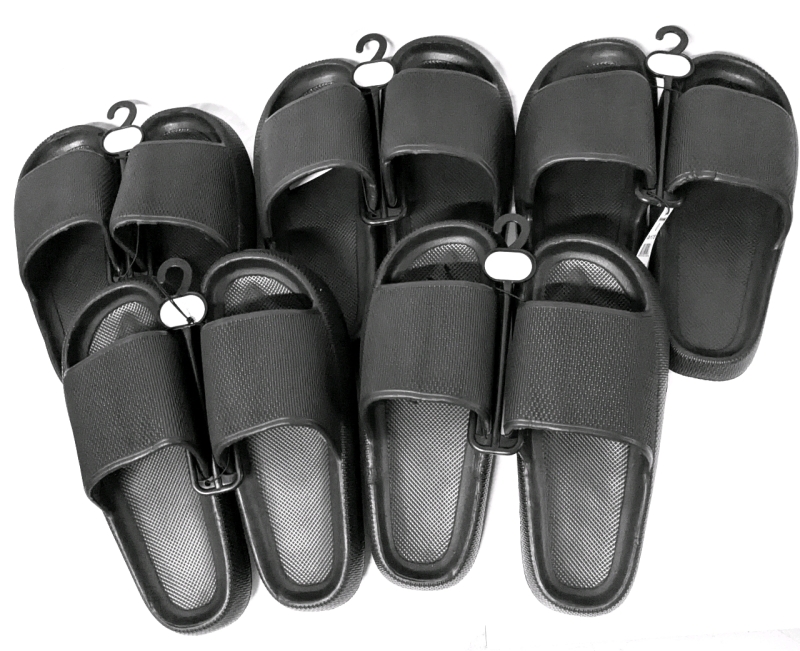 5 New Size Small - Large Ladies BOBBIE BROOKS Foam Sandal Slides : 2 Pairs each Size
