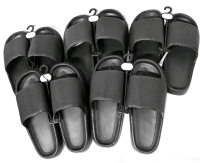 5 New Size Small - Large Ladies BOBBIE BROOKS Foam Sandal Slides : 2 Pairs each Size