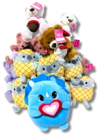 19 New Teddy Bears & Squishy Animal Plush Toys Up to 9" Tall | Over $130 Retail Value!