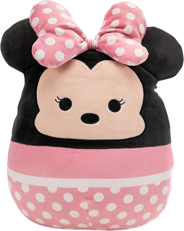 New SQUISHMALLOW KellyToy Disney 8" Minnie Mouse - Official Licensed Product - Exclusive Disney 2021 Squad
