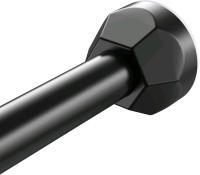 New Ausemku Adjustable Tension Curtain Rod. 40"-72"