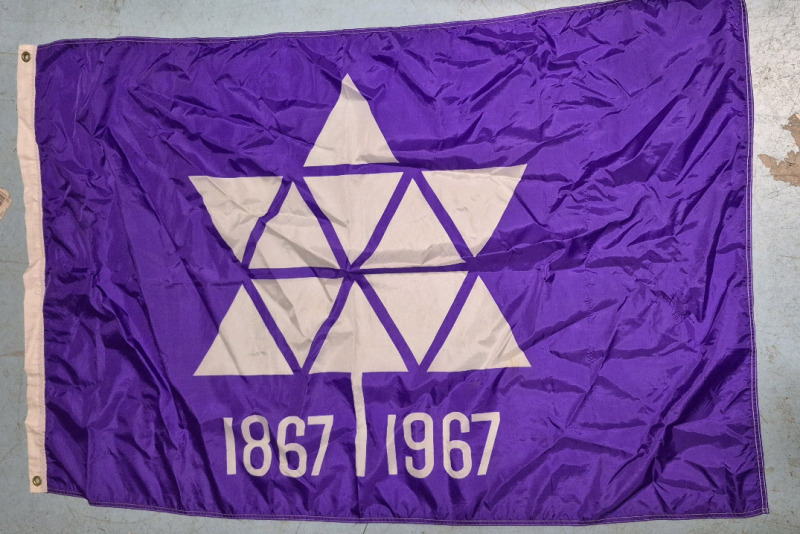 Centennial Canadian Flag 35 by 54"