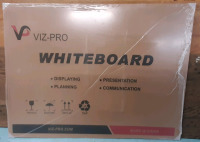 New Large Metallic Whiteboard w/ Installation Pieces - 48"x36"