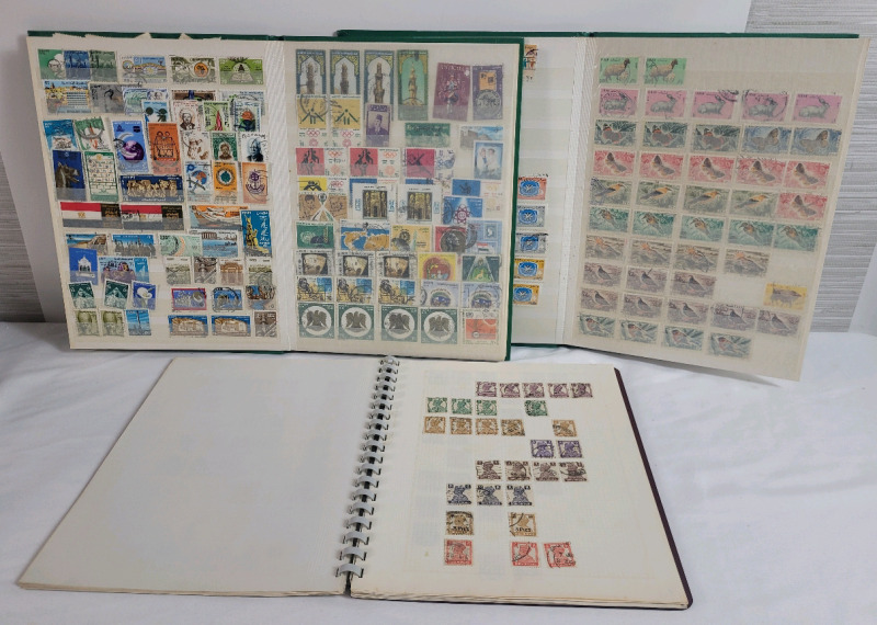 India , Lebanon & Egypt Postage Stamps , Used .