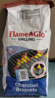 New - 18lb Flame Glo Grilling Charcoal Briquets . 18lb / 8.1kg Bag