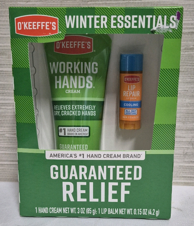 New O'Keeffe's Winter Essentials Hand Cream & Lip Balm