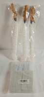 3 New Water Bottles Brushes - 13" long & 4 New Pumise Cleaning Stones w/Handle