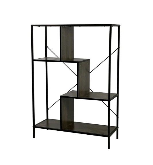 New Hudson Home 4 Tier Bookshelf Soho Collection 31.5"L, 11.8"W & 44.5"H Retails for $199