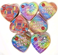 7 New RUSSELL STOVER Assorted 5-Piece Chocolate Heart-Shaped Boxes - 88g ea | BB 06/2025