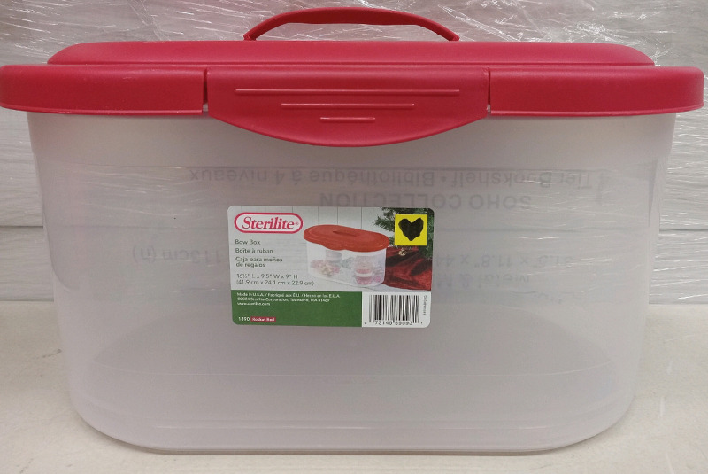 New | Sterilite Bowbox w/ Lid 16&frac12;" x 9.5" x 9"