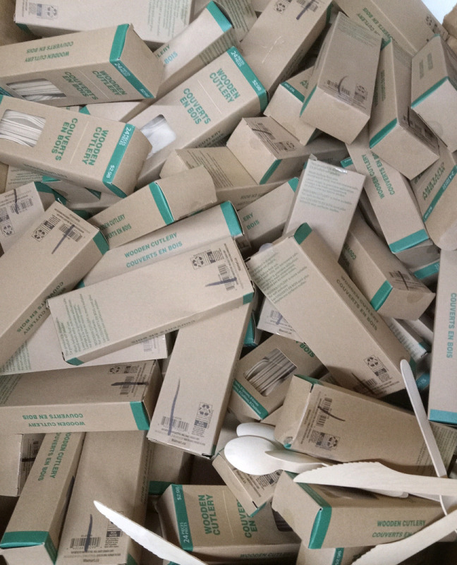 Over 40 boxes New | Wodden Cutlery | Includes Knives, Spoons & Forks