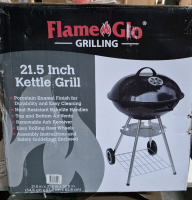 New Flame Glo 21.5" Kettle Grill Charcoal BBQ