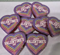 8 New Elmer Chocolate Assorted 4-Piece Chocolate Heart-Shaped Boxes - 45g ea | BB 05/05/2026