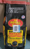 New - 10lb Royal Oak Super Size Instant Lite Charcoal Briquets . 10lb / 4.5kg Bag