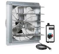 As New | KEN BROWN 24 Inch Shutter Exhaust Fan with Speed Controller