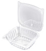 NEW 200 Clear Plastic Salad / Food Containers , Clamsheel , 355ml