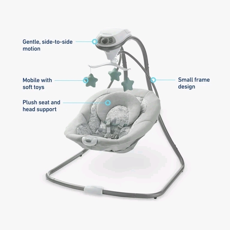 New Graco Simple Sway Swing - All Pieces Included for Assembly