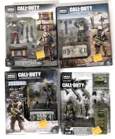 4 New CALL OF DUTY &times; MEGA CONSTRUX : Armoured Division Weapon Crate, Desert Tactics Weapon Crate, Assault Weapon Crate & Hazmat Crate