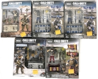 5 New CALL OF DUTY &times; MEGA CONSTRUX Crates : Desert Tactics, Navy Weapon, Assault Weapon, Armoured Division Weapon