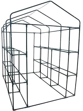 As New MTB Supply Walk In Greenhouse. 2 Teirs, 12 Shelves. - 84"Lx 56"W x77"H. Online Return. SD as is. All Peices Appear to be Present on First Inspection.
