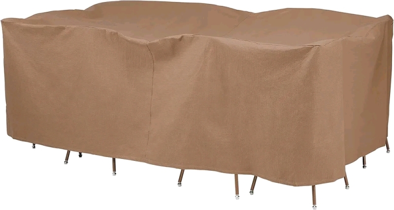 New - Outdoor Patio Furniture Cover , Fits Outdoor Rectangular/Oval Patio Table and Chair Sets 127". Long