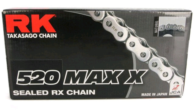 RK Takasago Chain 520MAX X X-Ring Motorcycle Chain - New