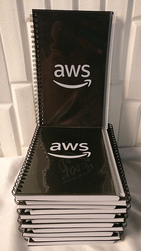 12 New AWS Amazon Noebooks - 5.5"x8.77"