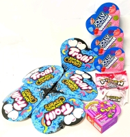 New Candy! 5&times; Trolli Sour Brite Crawlers 170g, 3&times; Jolly Rancher Gummies 107g, Warheads Cubes 56g, Sour Punch Bites Rad Reds 255g