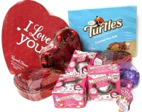 New Sweet Treats : Russell Stover Heart-Shaped Chocolate Box 145g, Turtles Caramel Sea Salt 130g, 3&times; Scripture Chocolates in Tin 80g, 3&times; Smarties Love Hearts Chocolate Balls & Disney Princesses Milk Chocolate Flavored Candy 85g)