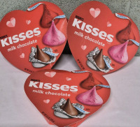 3 New Packs Hershey's Kisses - Milk Chocolate 184g Each Pack BB 08 2025