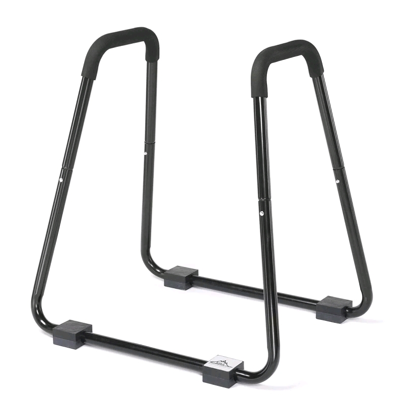 As New Amazon Basics Strength Training Press Dip Bar Stand Fitness Station Black