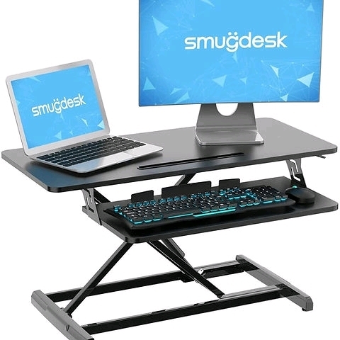 New Smug 36" Standing Desk Converter Model D-66HL-36IN-BK