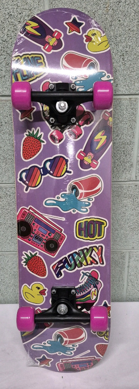 New NATTORK SKATEBOARD 31" Long & 8" Wide