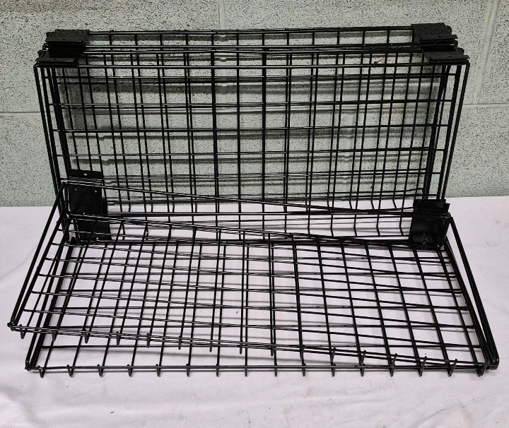 4 As New Metal Wall Shelves 23.5" L by 12" W No Hardware